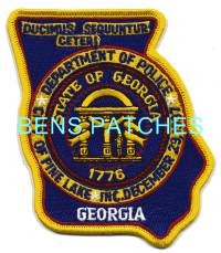 GEORGIA,PINE LAKE POLICE 1 STATE SHAPED_wm